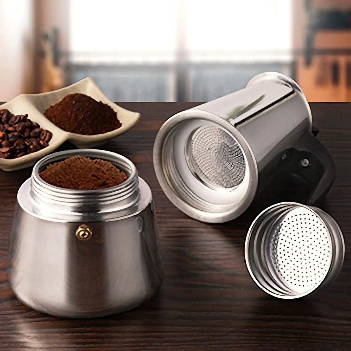 Cafetera Italiana Inox 12 Tazas